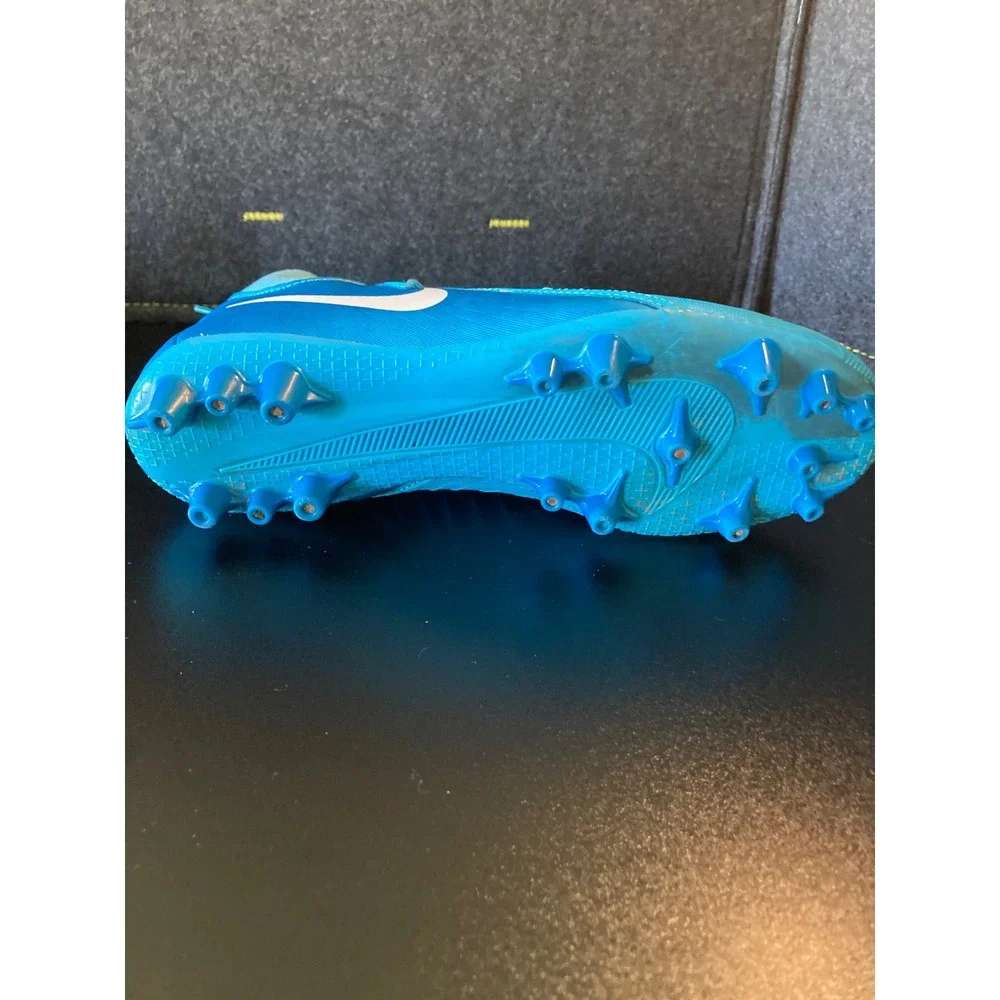 Nike Phantom Luna II Academy FJ2585-400 Blue Fury Soccer Cleats Size 7